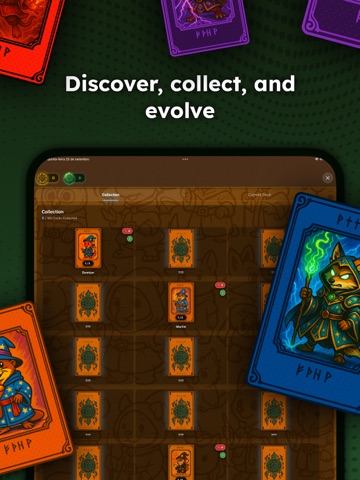 Idle Card RPG - Mini Mystics iPad screenshot