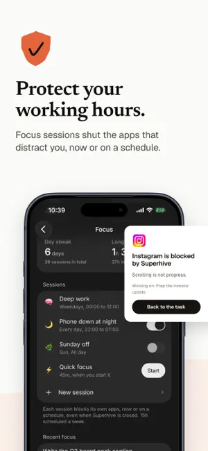 Superhive: tasks and goals screenshot 3