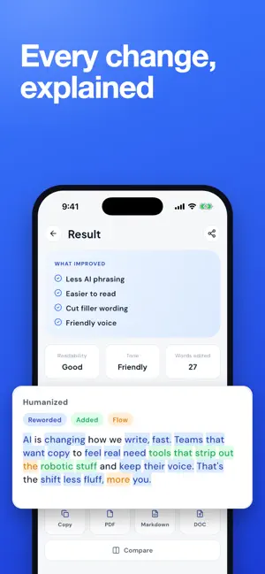 AI Humanizer: Rewrite AI Text screenshot 4
