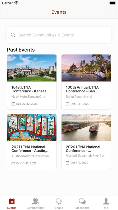 LTNA National Conference Screenshot