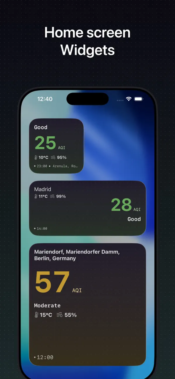 Screenshot #3 pour AQI Sense