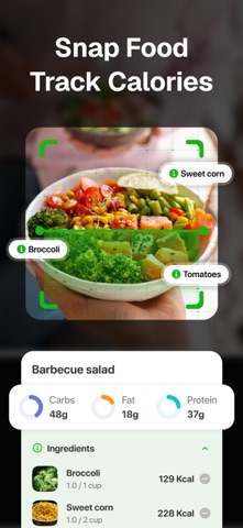 Caloric: AI Calorie Counter iPhone screenshot