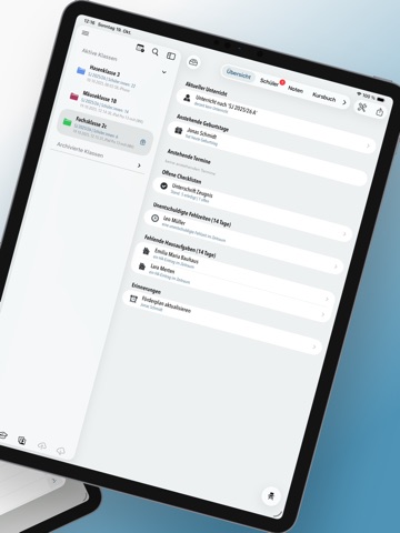 Meine Klassenmappe v6 App Store preview screenshot 10