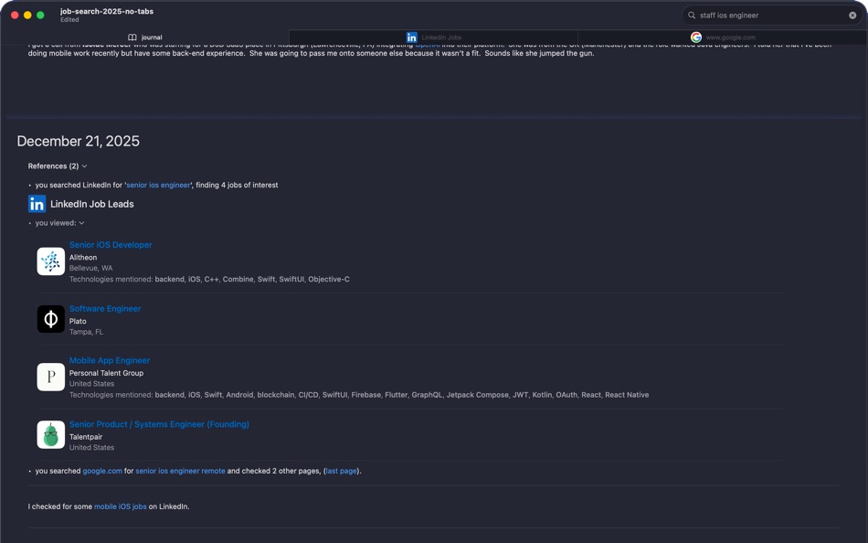 #8. devjob.plan (macOS) Av: RealProven, LLC