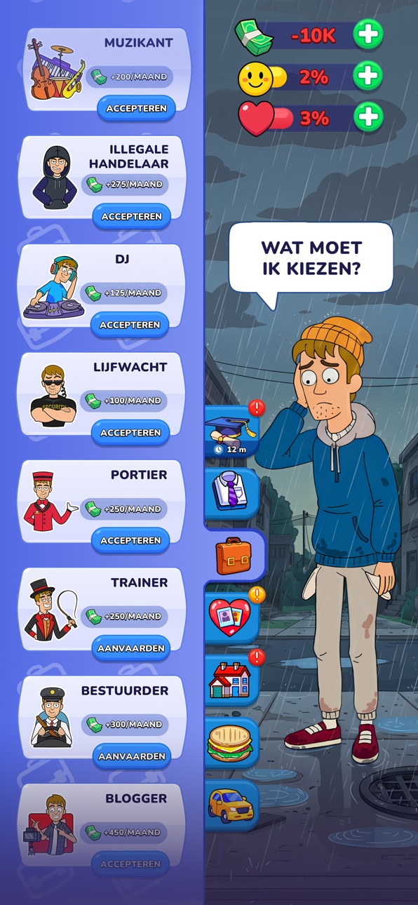 Cash King: Tycoon Earn Money iOS Mod IPA screenshot 2 - iOS game interface