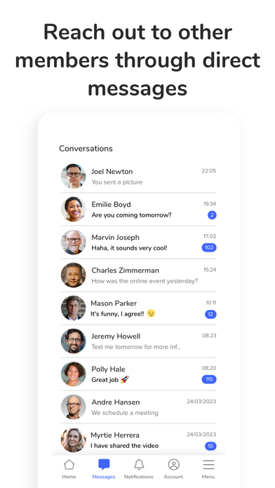Chordoma Connections iPhone screenshot 3 - Social Networking app
