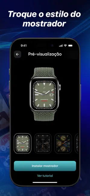 Mostrador Relógio e Widgets iPhone screenshot 4