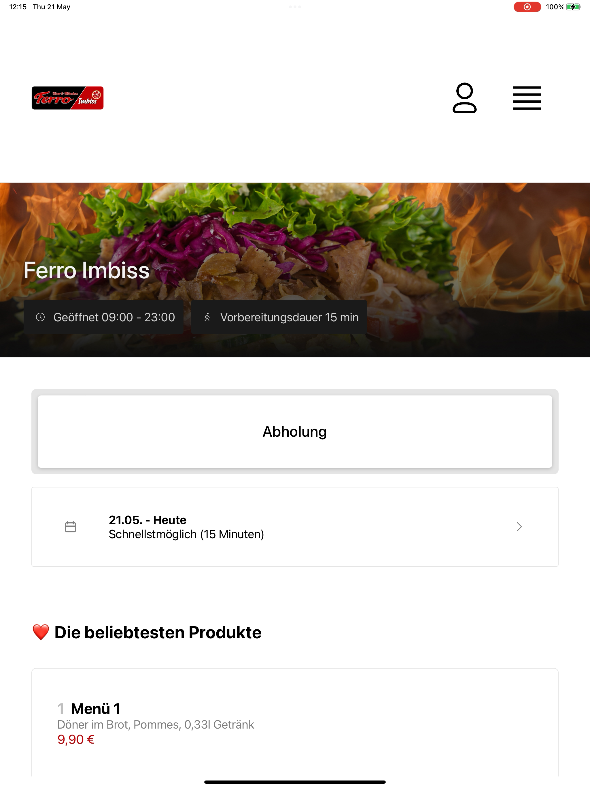 Ferro Imbiss screenshot 5
