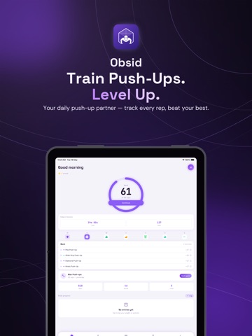 Obsid Workout iPad screenshot