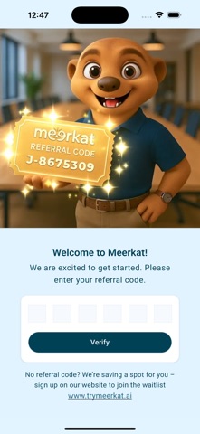 Meerkat Teammate screenshot