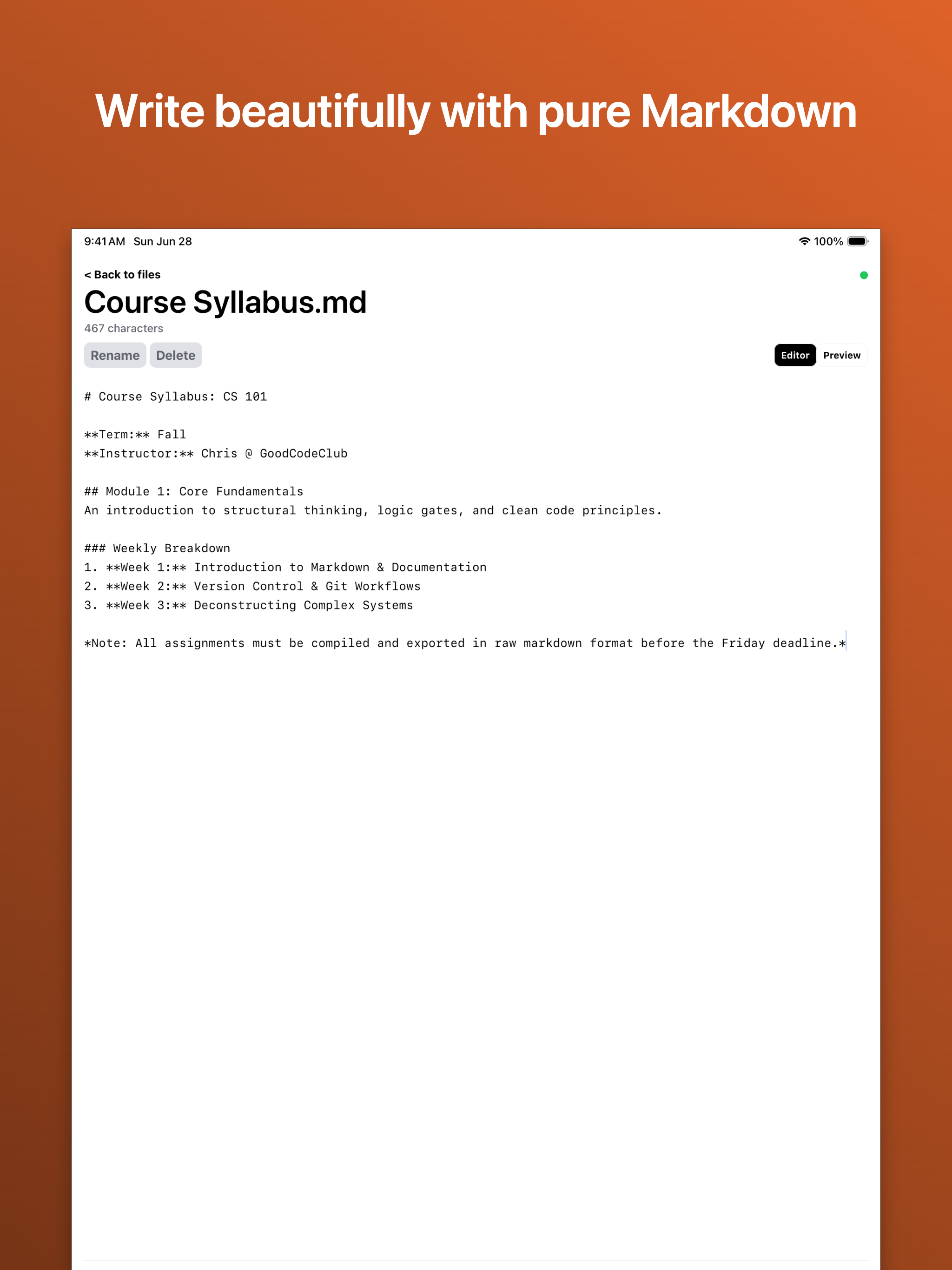 Letterform: Markdown Editor screenshot 8