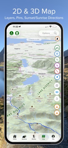 Lakes & Trails Pro iPhone screenshot 2