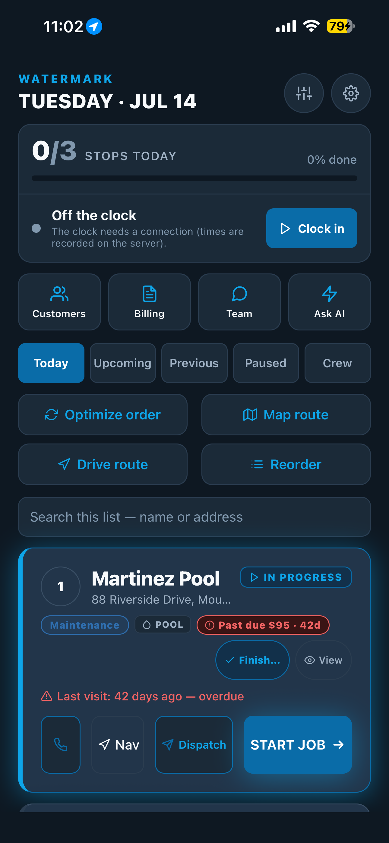 WaterMark Pool Service screenshot 4