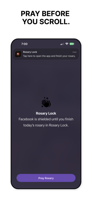 Rosary First:Limit screen time Screenshot 1 of 5