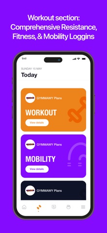 Gymmawy-Fitness iPhone screenshot