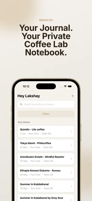 The BrewLog screenshot 1