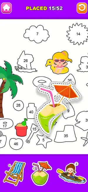 Sticker Book: Coloring Games screenshot 2