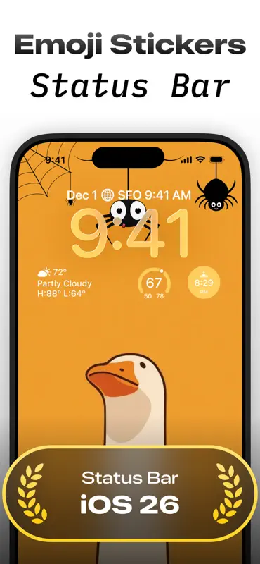 Emoji Battery Widget screenshot 1 of 6