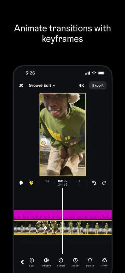 Screenshot 3 von 6 zu Edits: Video Editor