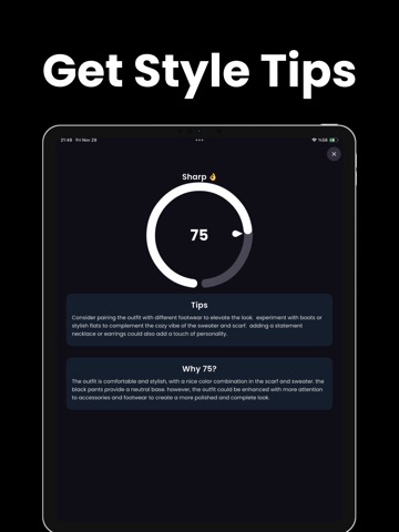 Outfit Rater - Outfitby iPad screenshot