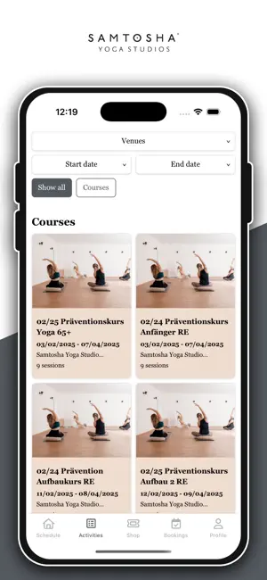 Samtosha Yoga Studios screenshot 2