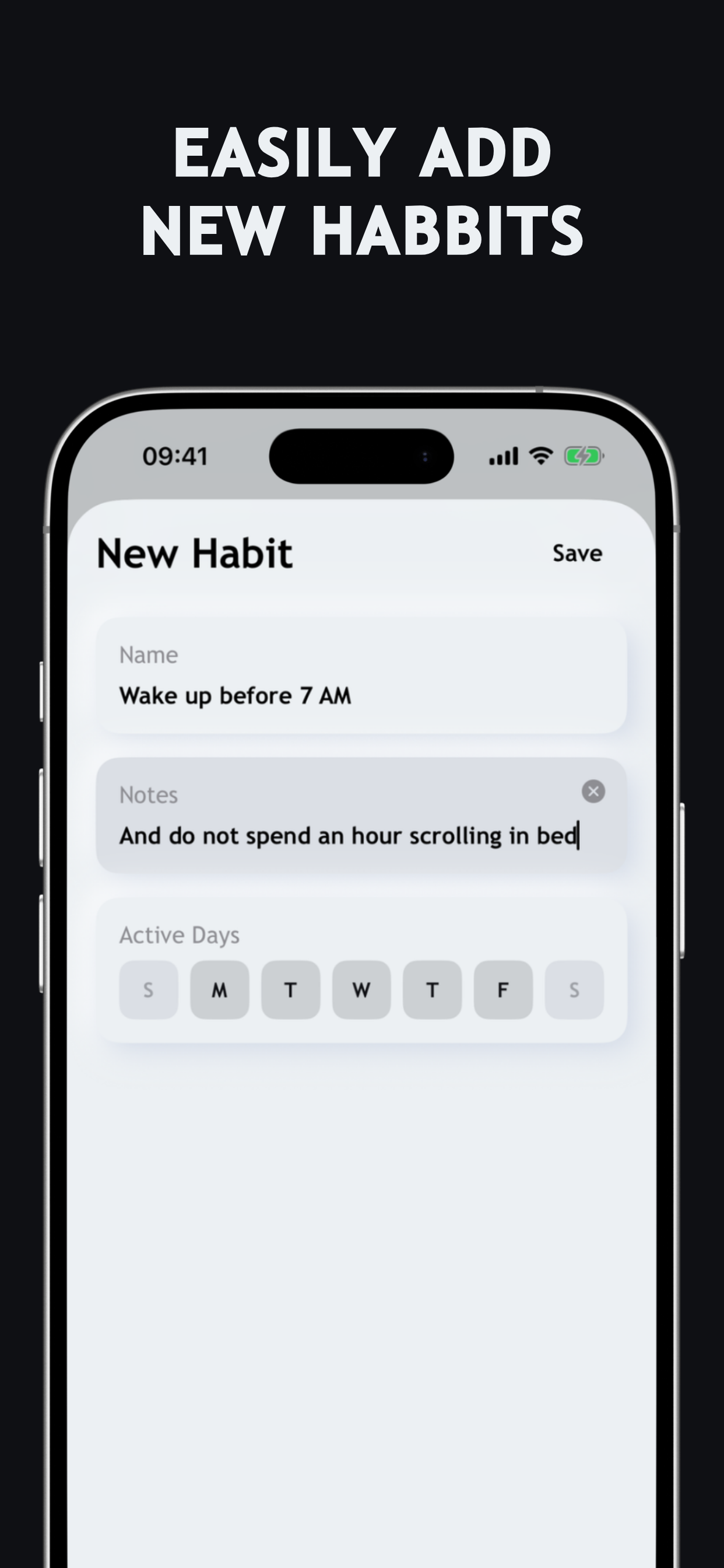 Habits - Track and Evolve