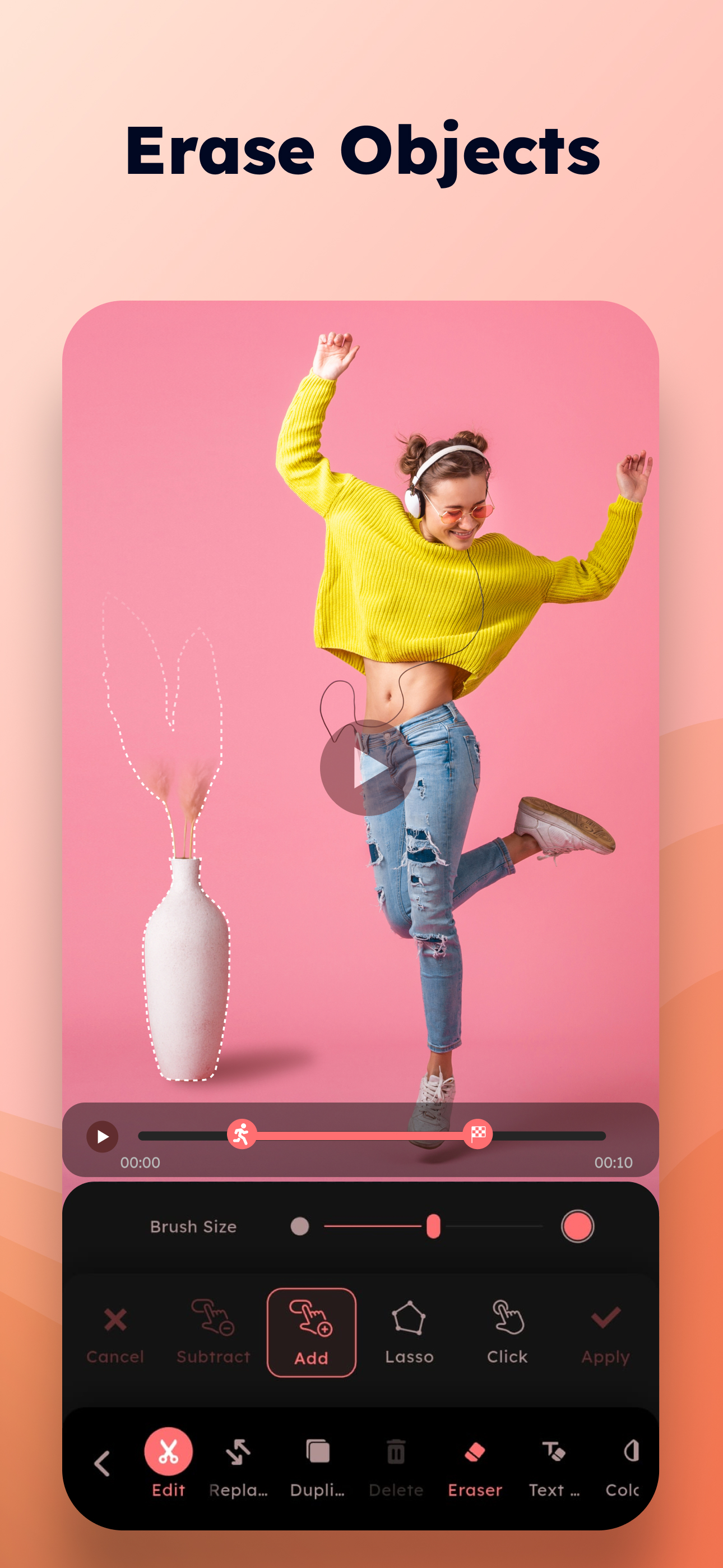 CutVibe: Video Editor & Eraser