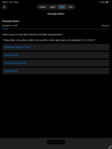 Maritime Master – IALA Buoyage iPad screenshot