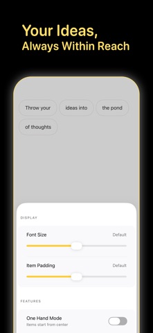 Pond - Drop Your Ideas iPhone screenshot