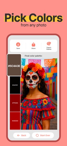 Color Viewfinder - palette app screenshot