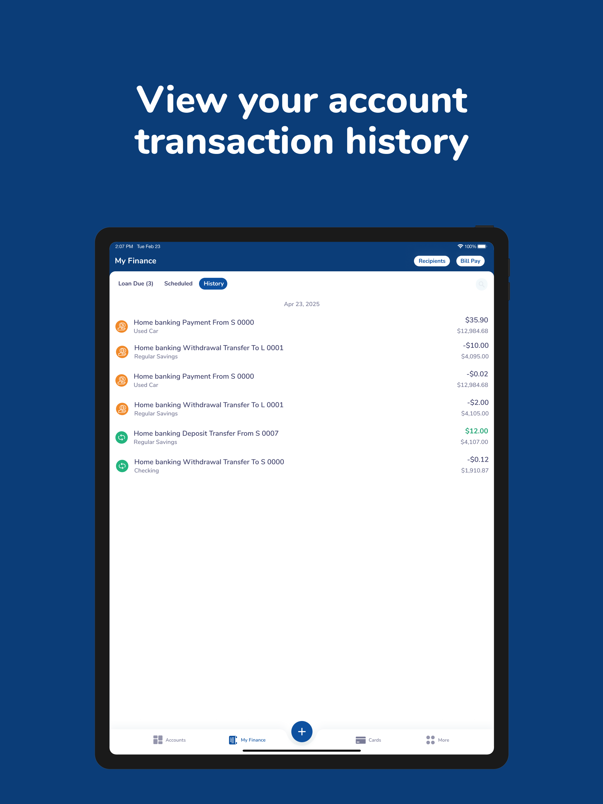 Consumer Credit Union screenshot 8