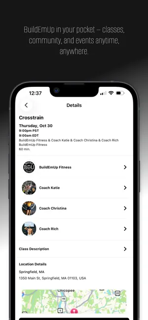 BuildEmUp Fitness screenshot 4