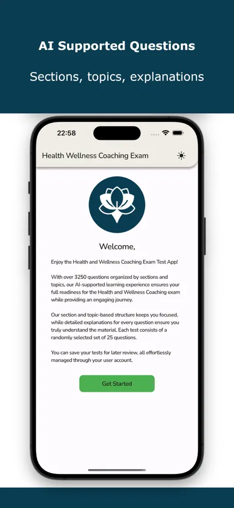 Health Wellness Coaching Exam Screenshot 2