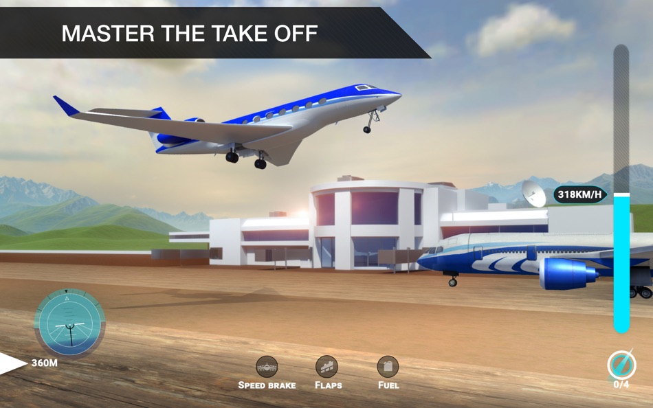 #5. Airplane Sky Voyage Simulator (macOS) Bởi: One Tap Games