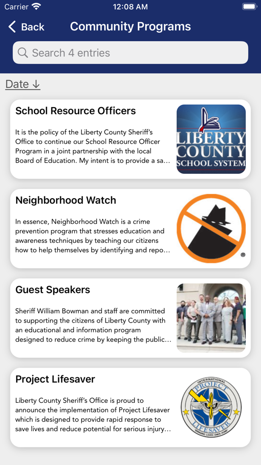 #2. Liberty County Sheriff, GA (iOS) By: Liberty County Sheriffs Office