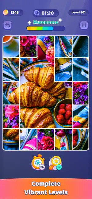 Jigsaw Photo Block Solitaire screenshot 2