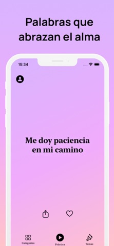 Vylo - Afirmaciones Positivas iPhone screenshot 2