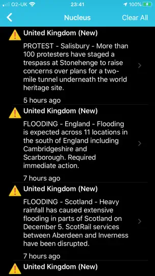 Screenshot von Voyage Nucleus auf dem iPhone 4