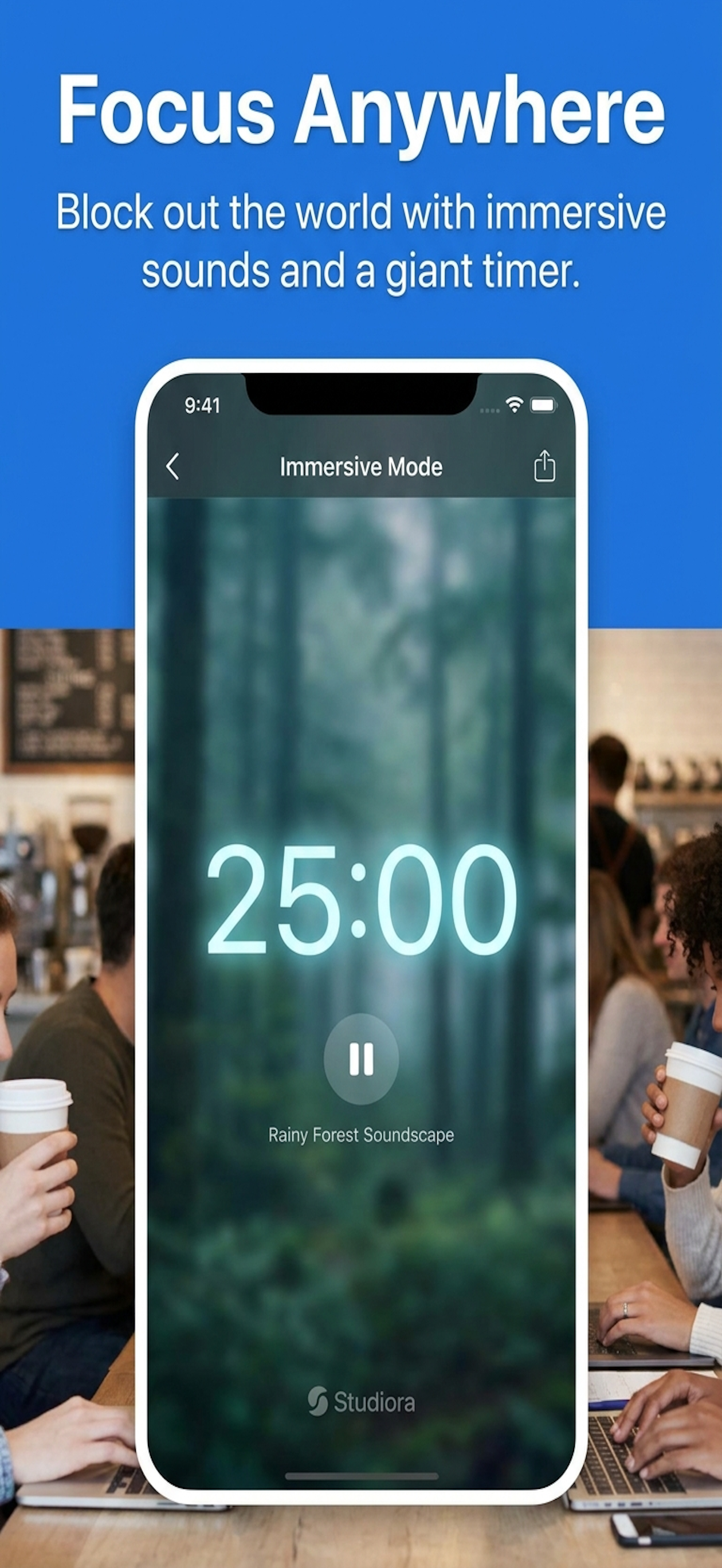 Studiora: Focus Timer & Sound screenshot 3