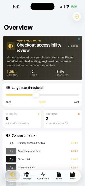 Perceptrail: A11y Audit screenshot 1