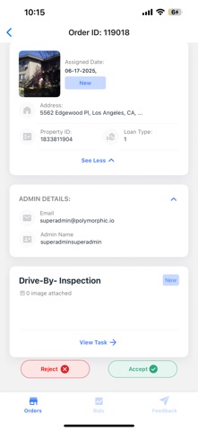 UFS App iPhone screenshot