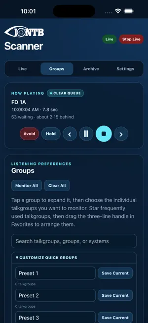 IONTB Public Safety Radio screenshot 4