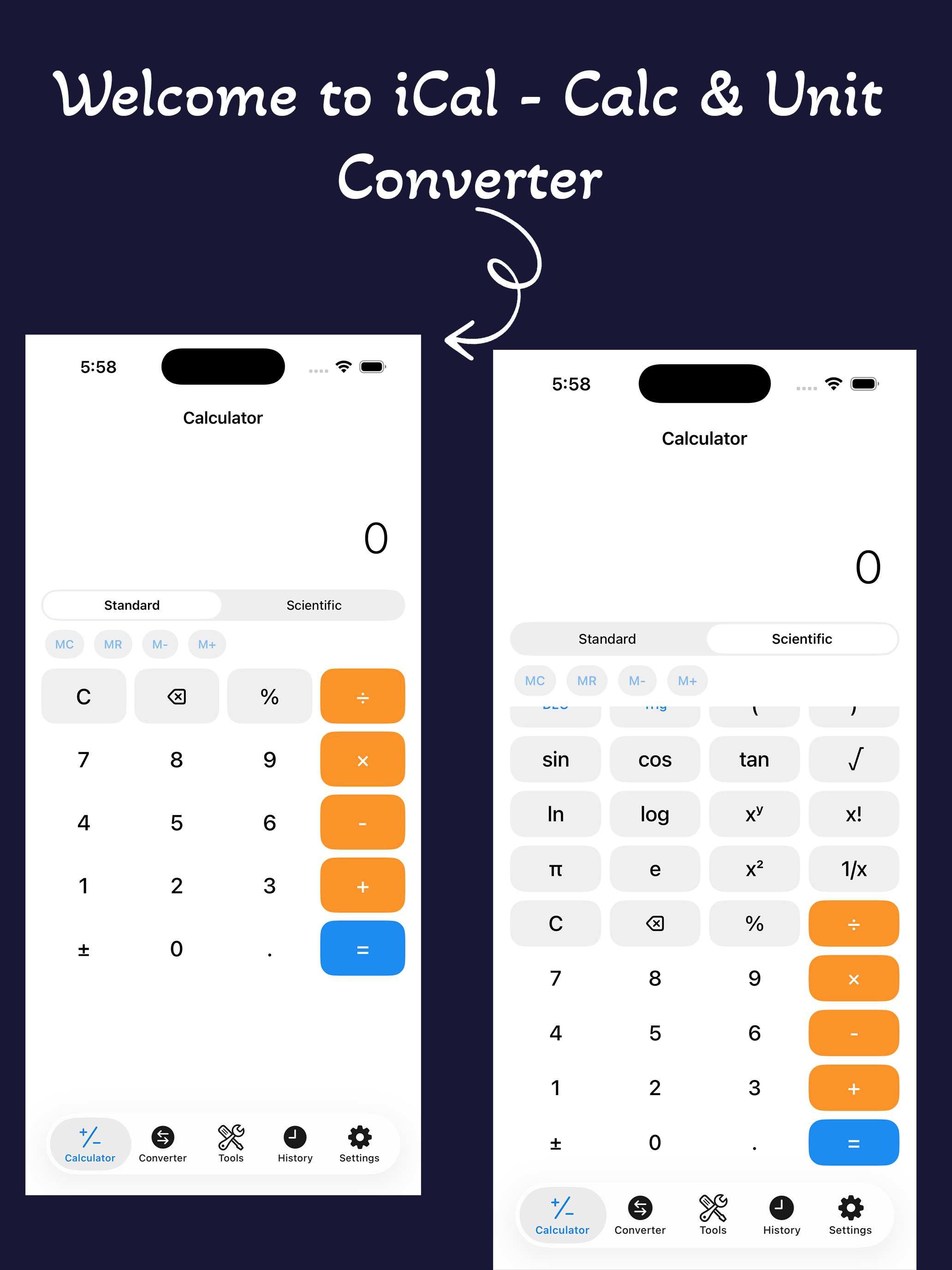 iCal - Calc & Unit Converter screenshot 5