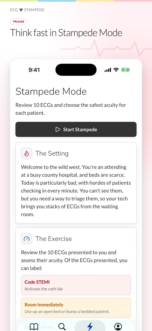 Screenshot #3 pour ECG Stampede