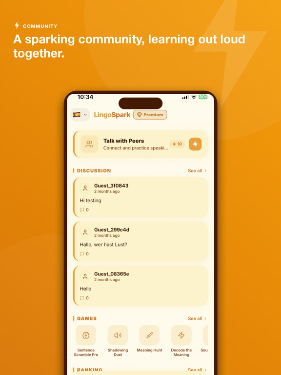 Learn Georgian - LingoSpark iPad screenshot