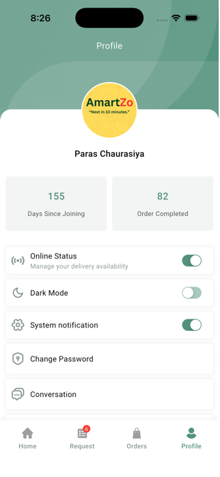 Amartzo Delivery Screenshot 4 of 6