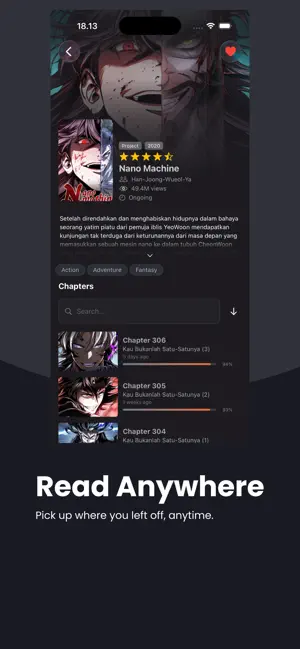 KomikID: Manga Reader iPhone screenshot 2