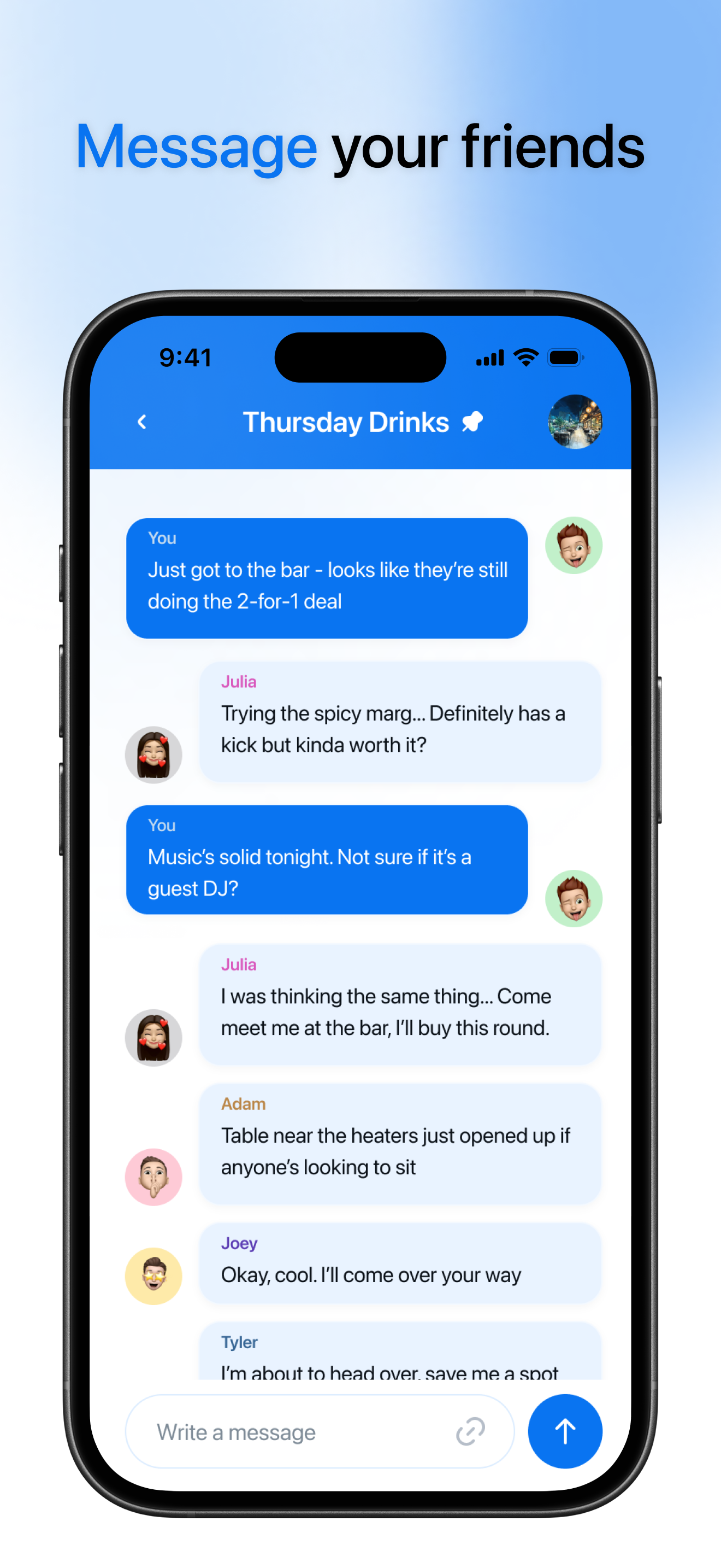 Aura: Live Chats, Local Groups