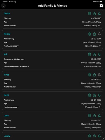 AgeMate – Age Calculator iPad screenshot