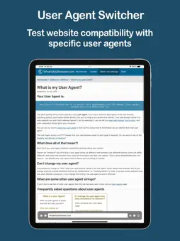 User Agent Switcher + screenshot 5